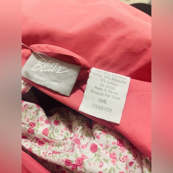 Blair Women’s Pink Spring Jacket size SML Barbie Pink Color - Picture 3 of 8